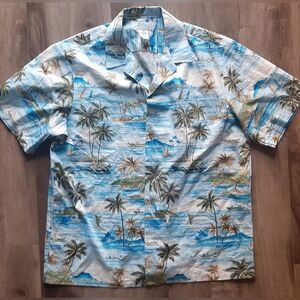 Vintage Kole Kole Made in Hawaii 100% Cotton Front Button Shirt XL
